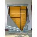 Portable Non Woven Canvas DIY Cloth Wardrobe Storage 4 Shelves